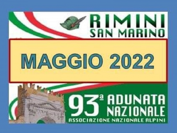 Adunata Alpini Maggio 2022 a Rimini